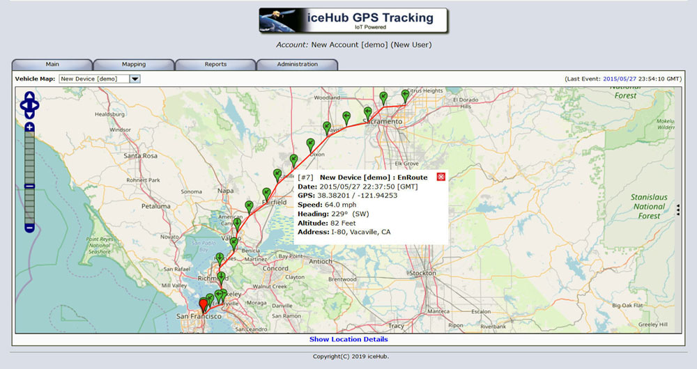 ● Free GPS tracking with reports to help you manage your vehicles and fleet